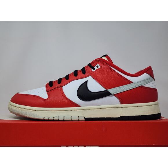 Nike Dunk Low CHICAGO SPLIT DZ2536-600 Size 12 WORN - Picture 3 of 8